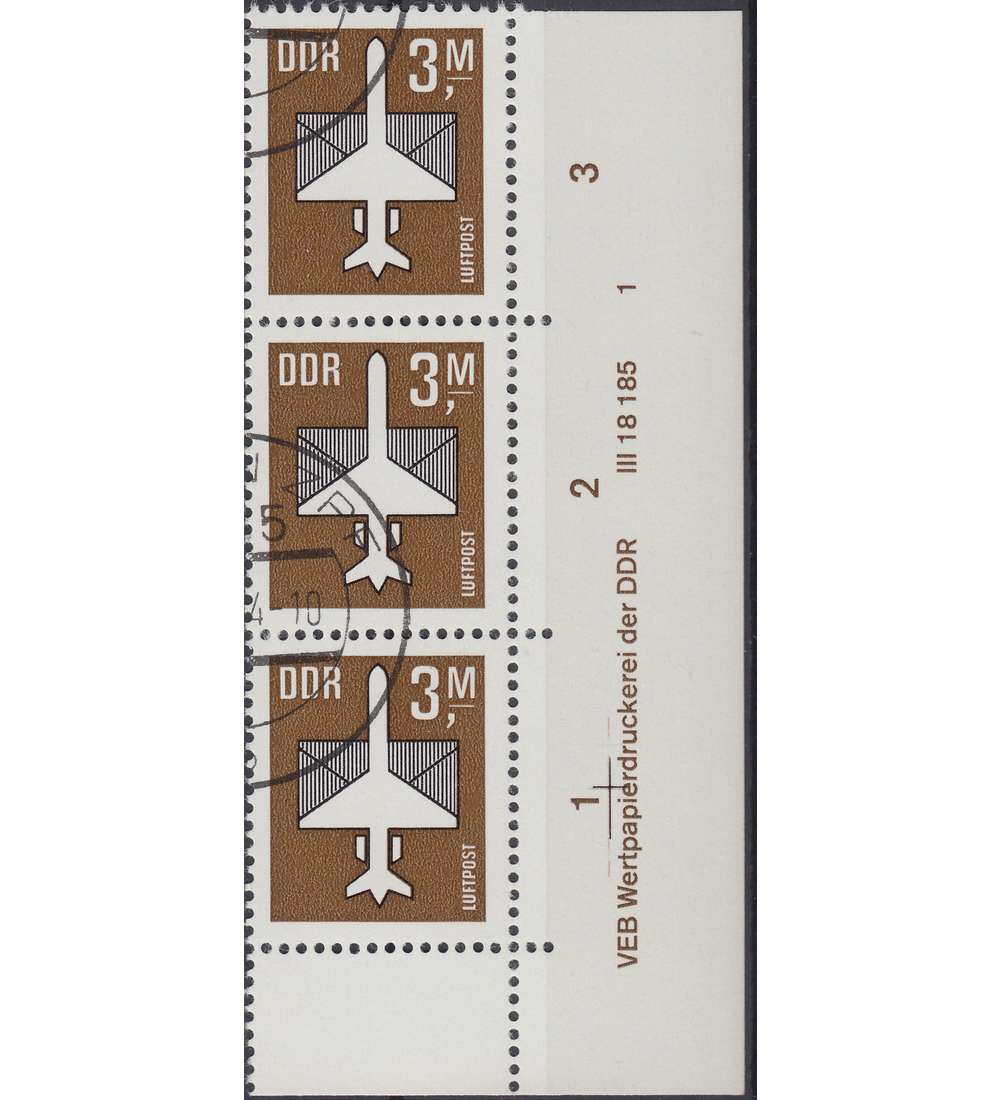 DDR Nr. 2868 DV gestempelt Druckvermerk