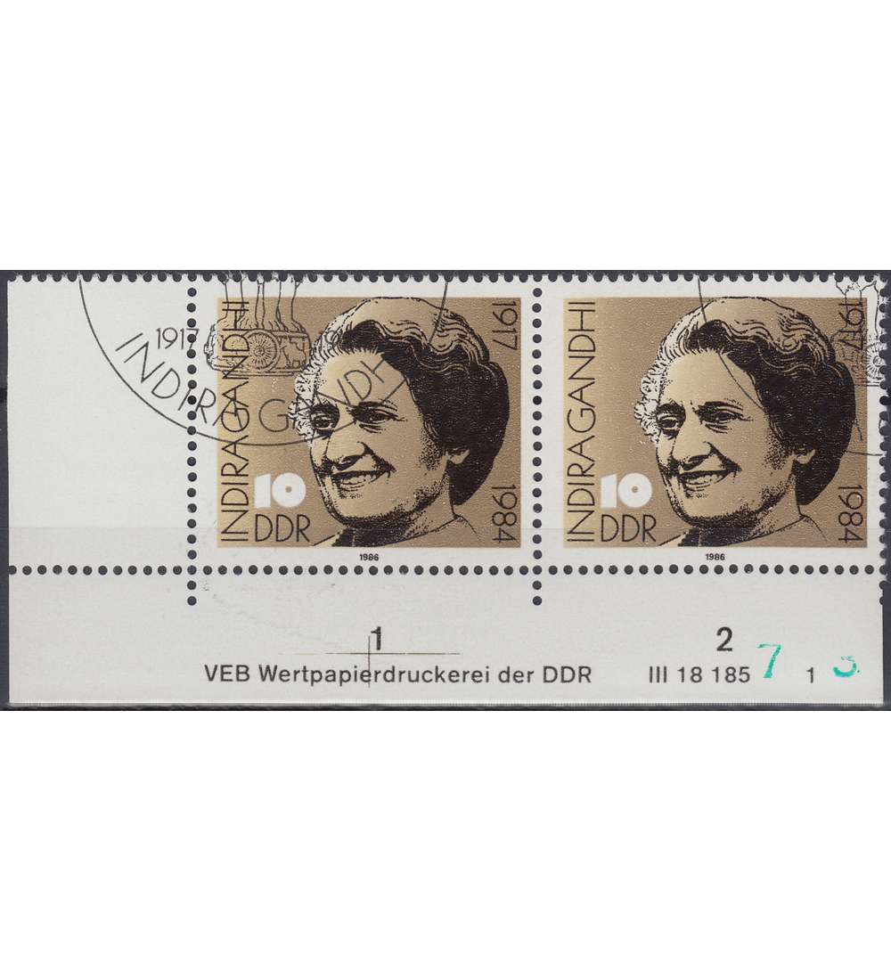 DDR Nr. 3056 DV gestempelt Druckvermerk