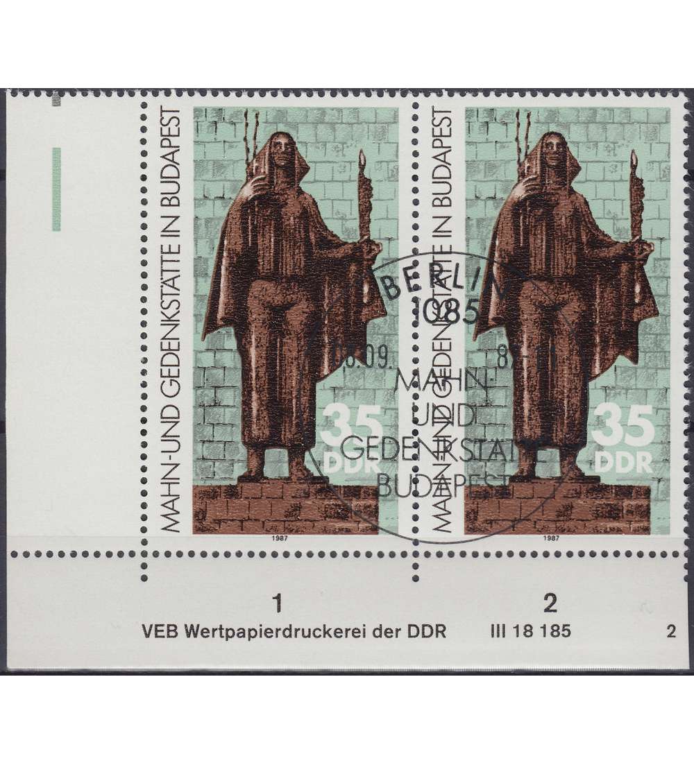 DDR Nr. 3122 DV gestempelt Druckvermerk