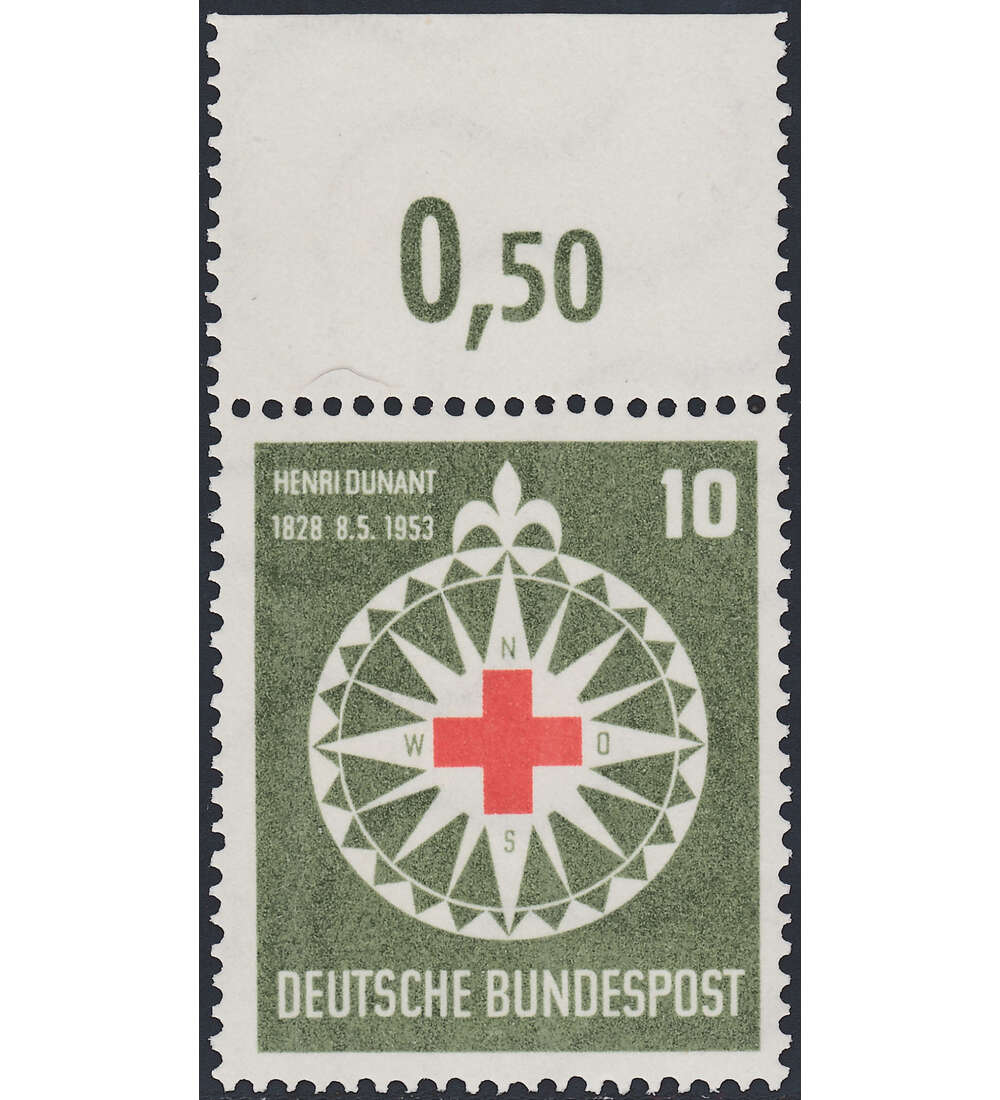 BRD Nr. 164 postfrisch  Henri Dunant  Oberrandmarke