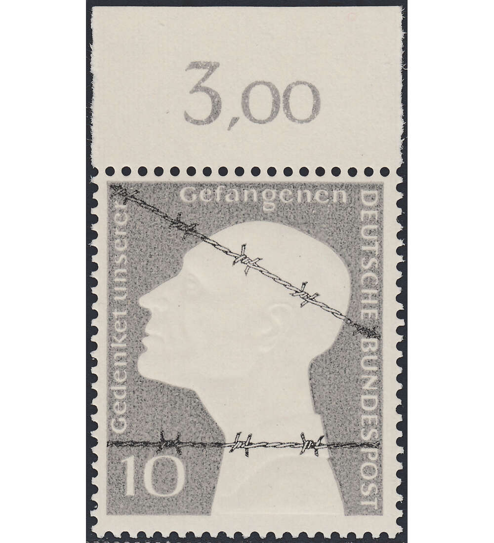 BRD Nr. 165 postfrisch  Deutsche Kriegsgefangene  Oberrandmarke