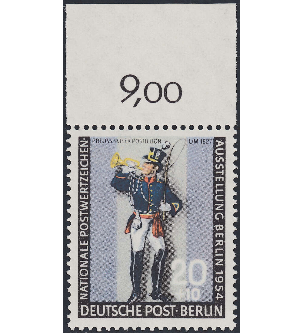Berlin Nr. 120 postfrisch Preuischer Postillion 1954 Oberrandsatz