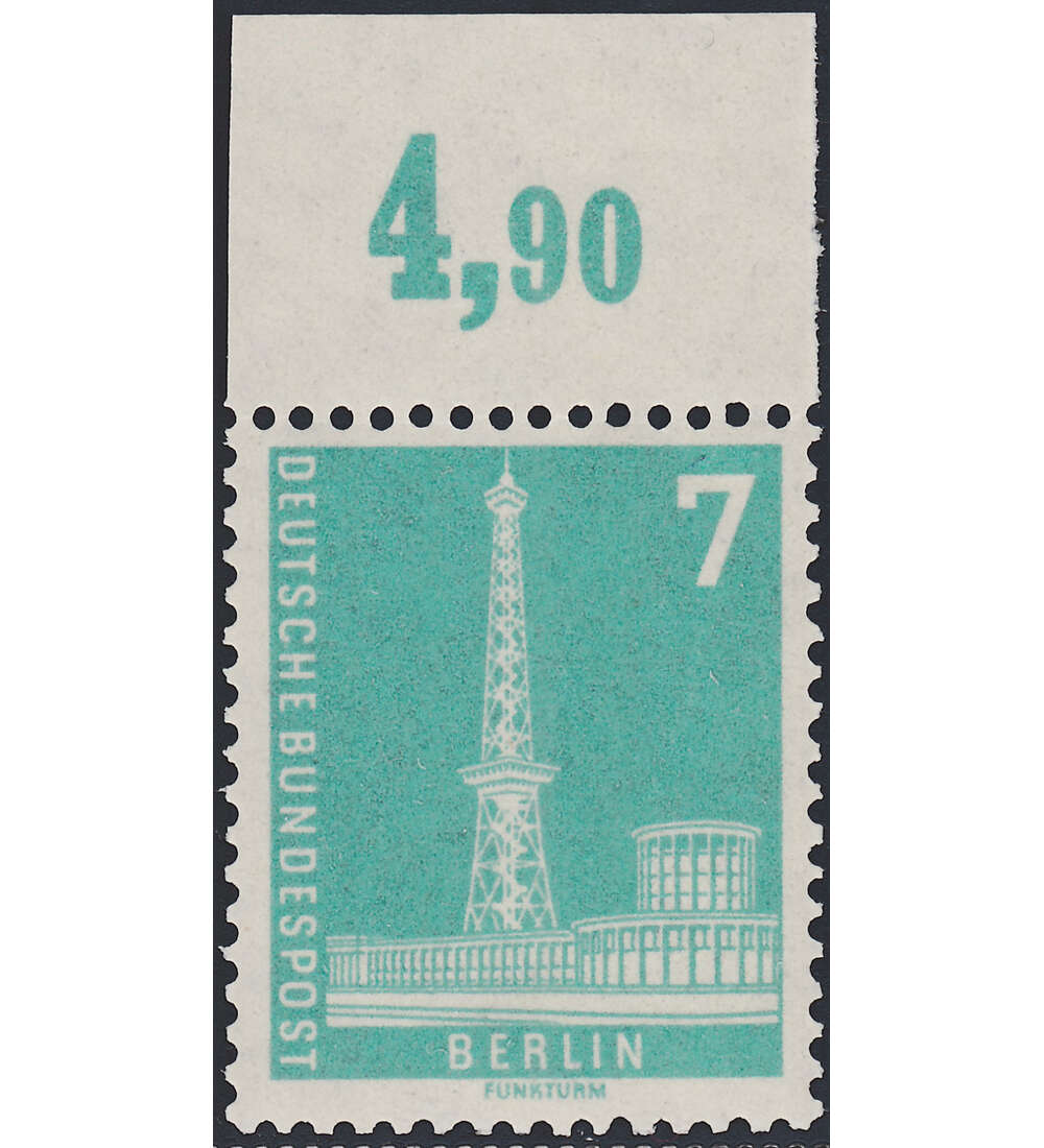 Berlin Nr. 135 postfrisch  Berliner Stadtbilder 1956  Oberrandmarke