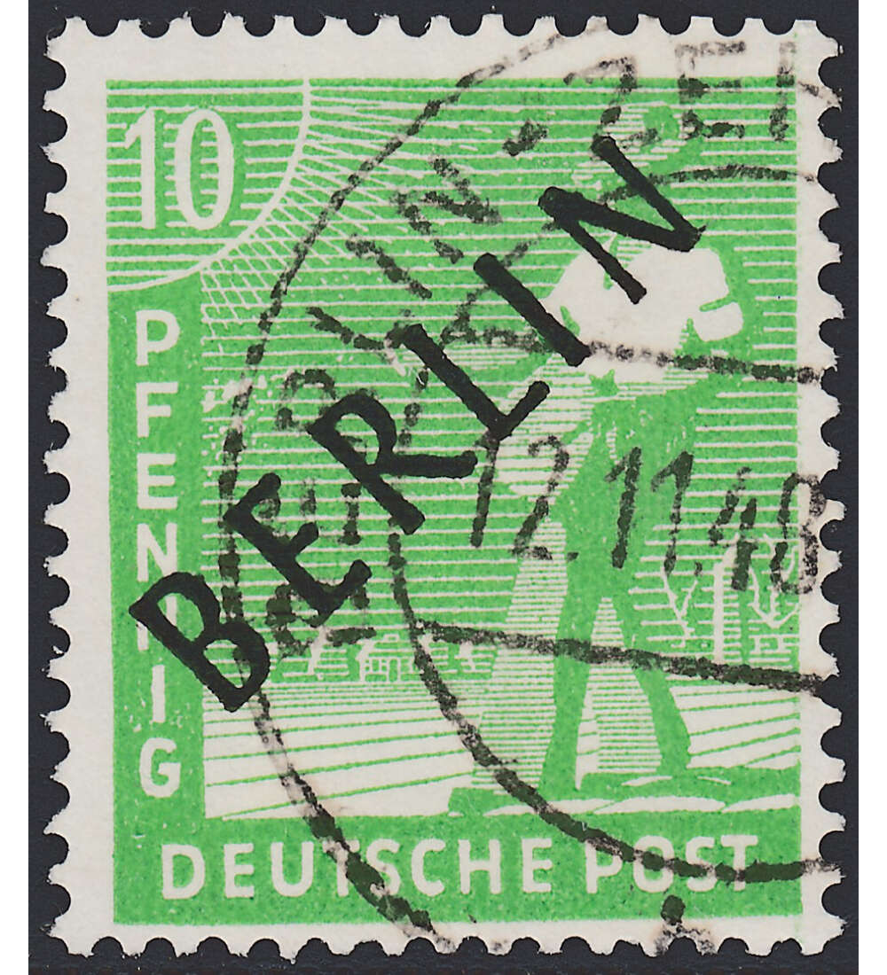 Berlin Nr. 4 gestempelt 10 Pfg. - Schwarzaufdruck