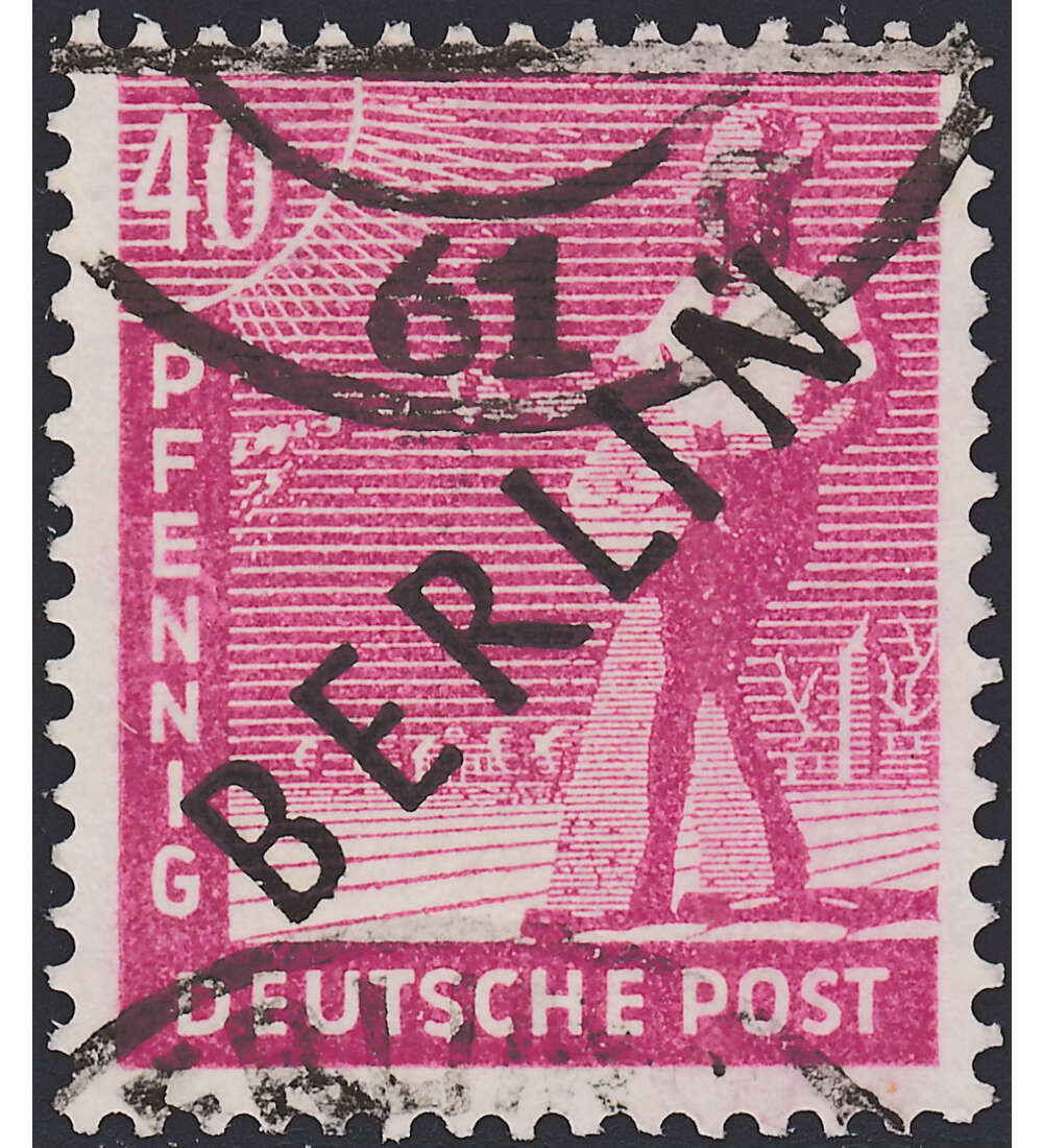 Berlin Nr. 12 gestempelt 40 Pfg. - Schwarzaufdruck