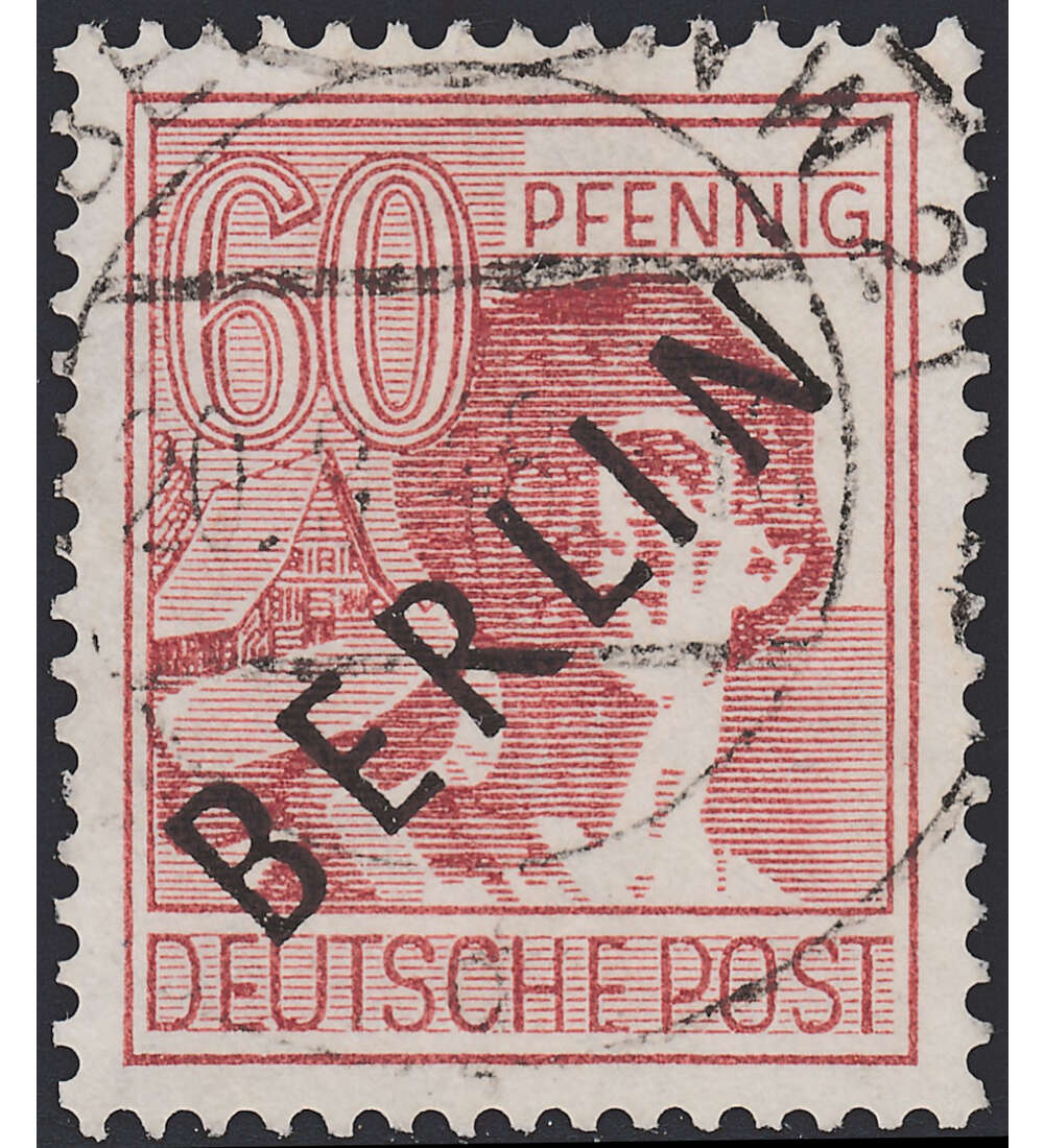 Berlin Nr. 14 gestempelt 60 Pfg. - Schwarzaufdruck