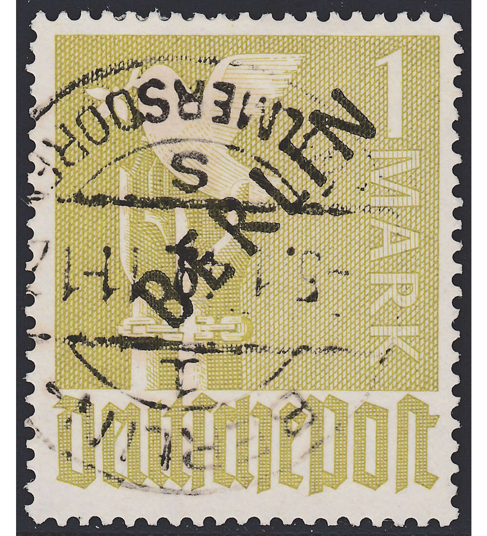 Berlin Nr. 17 gestempelt 1 Mark - Schwarzaufdruck