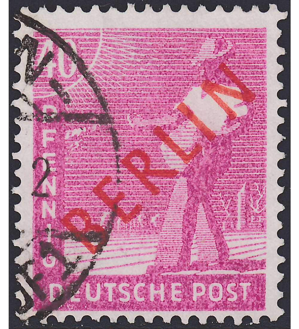 Berlin Nr. 29 gestempelt 40 Pfg. - Rotaufdruck