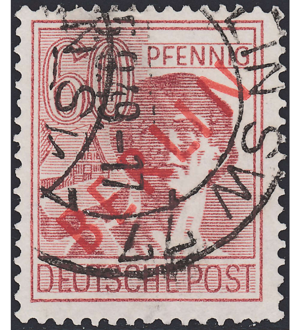 Berlin Nr. 31 gestempelt 60 Pfg. - Rotaufdruck