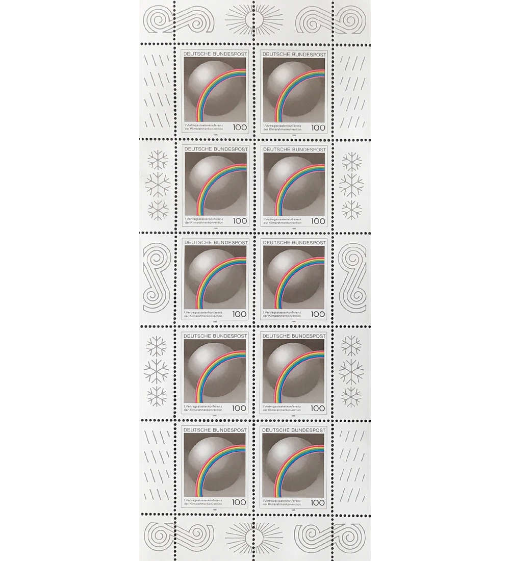 BRD Nr. 1785 postfrisch Kleinbogen Klimakonferenz Berlin 1995