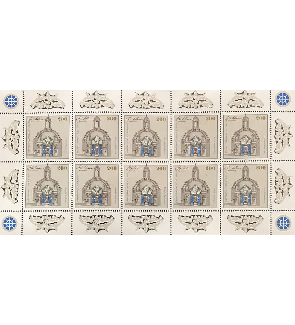 BRD Nr. 1787 postfrisch Kleinbogen Schlaun 1995