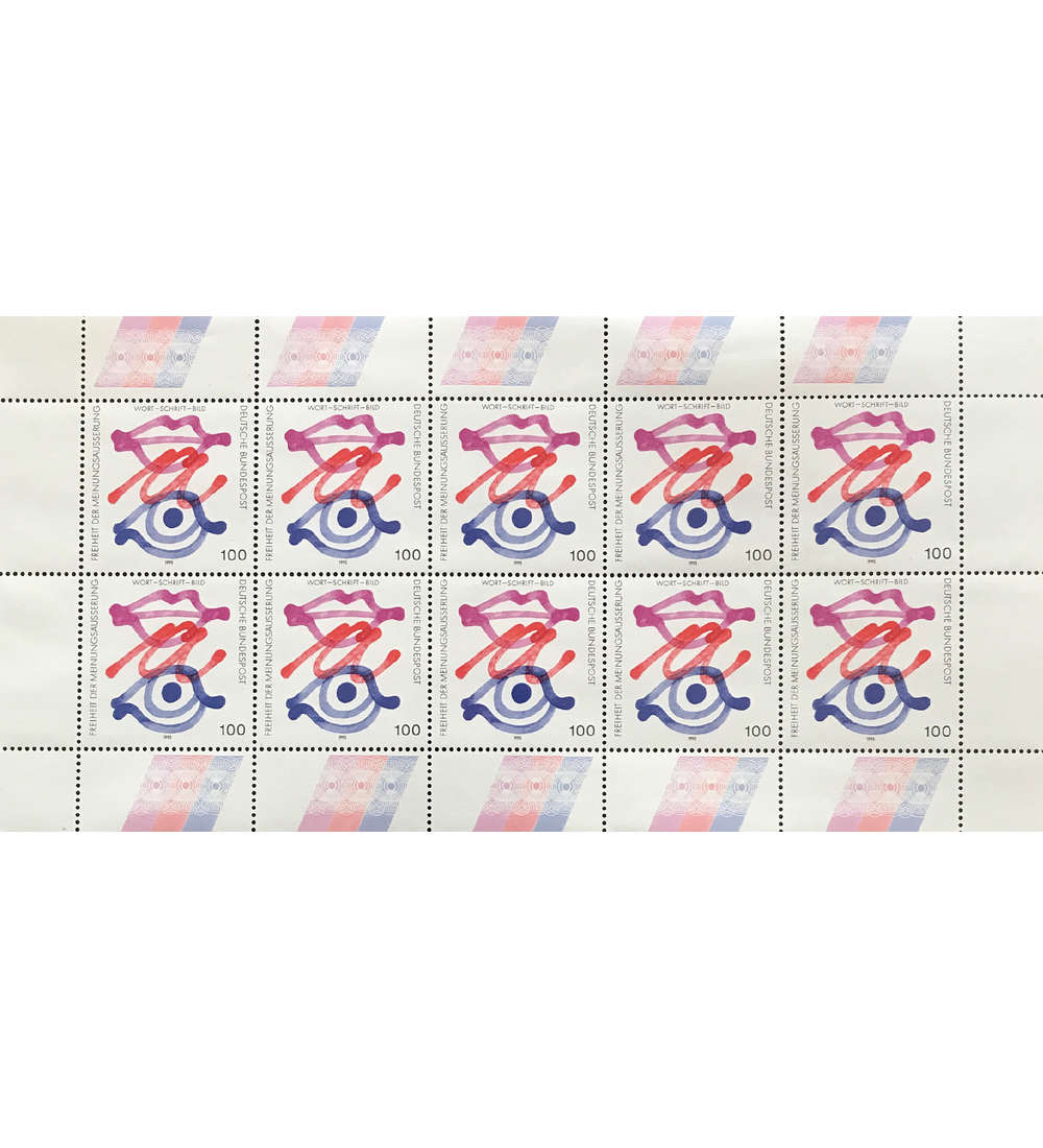 BRD Nr. 1789 postfrisch Kleinbogen Demokratie 1995