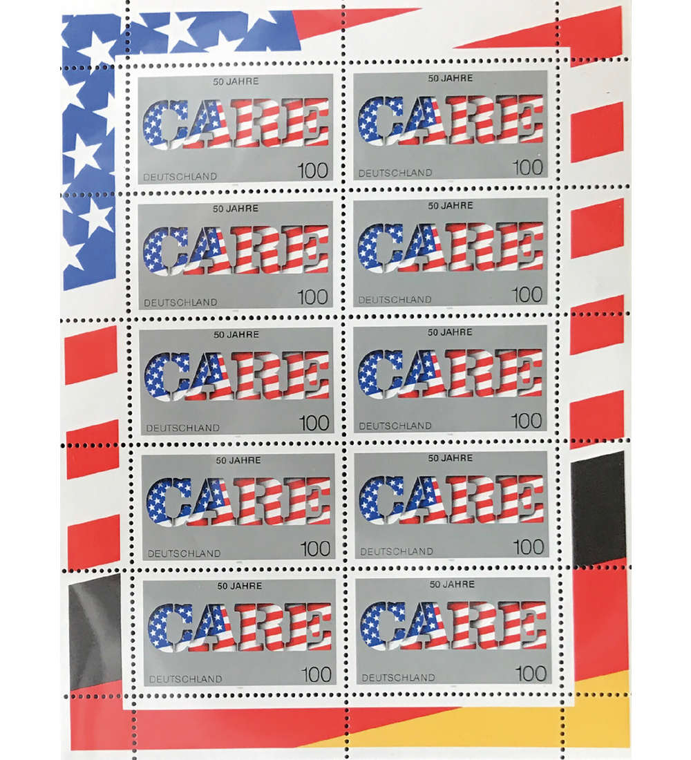 BRD Bund Nr. 1829 postfrisch ** Kleinbogen 50 Jahre CARE 1995