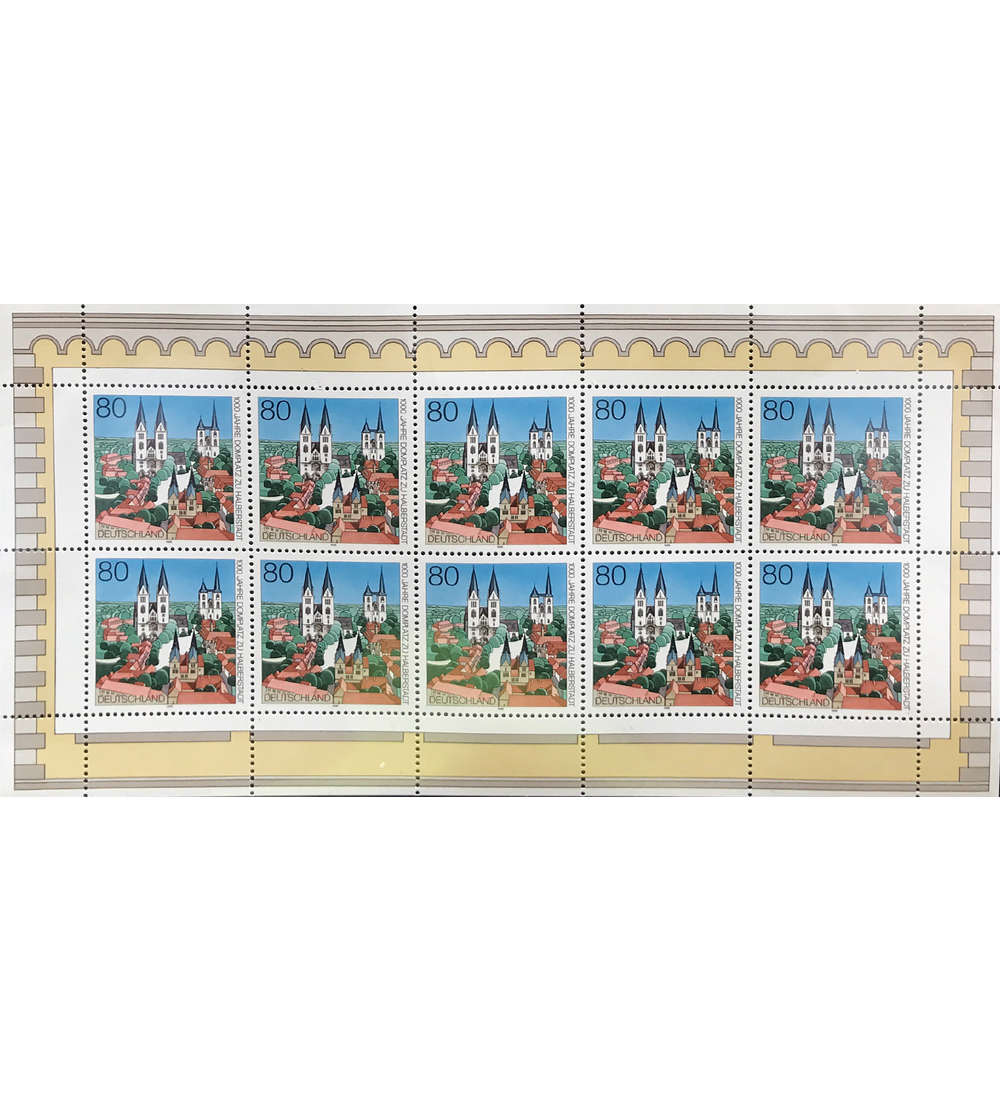 BRD Bund Nr. 1846 postfrisch ** Kleinbogen Halberstadt 1996