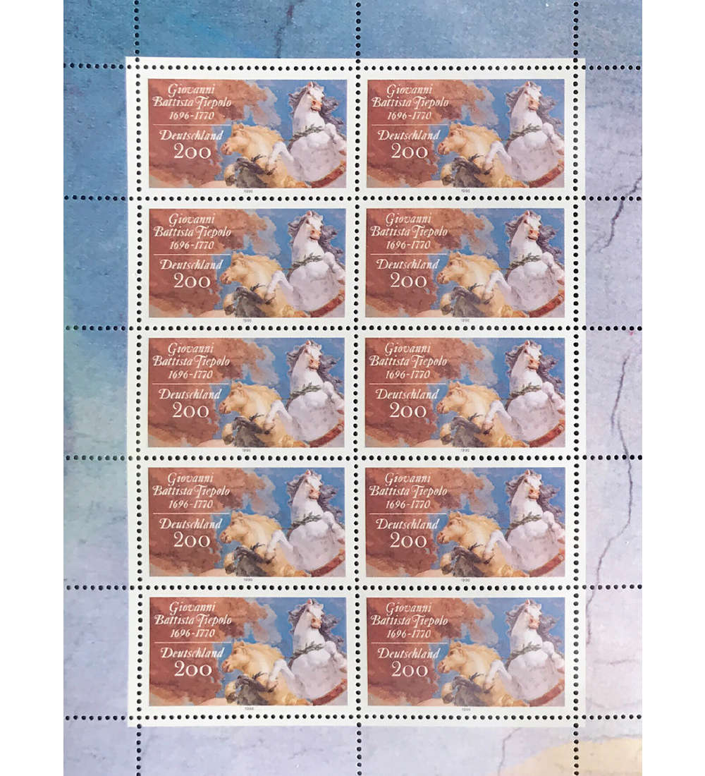 BRD Bund Nr. 1847 postfrisch ** Kleinbogen G. B. Tiepolo 1996