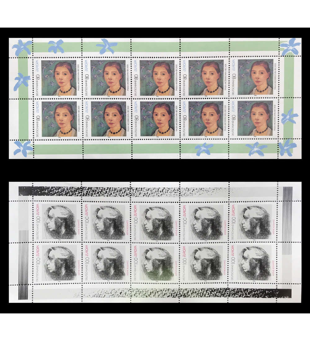 BRD Bund Nr. 1854-1855 postfrisch ** Kleinbogen-Satz Europa CEPT 1996