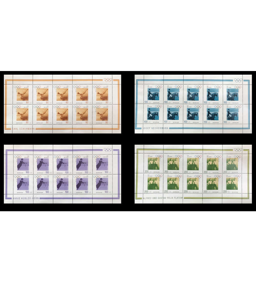 BRD  Bund Nr. 1861-1864 postfrisch ** Kleinbogen-Satz Olympia Sport 1996
