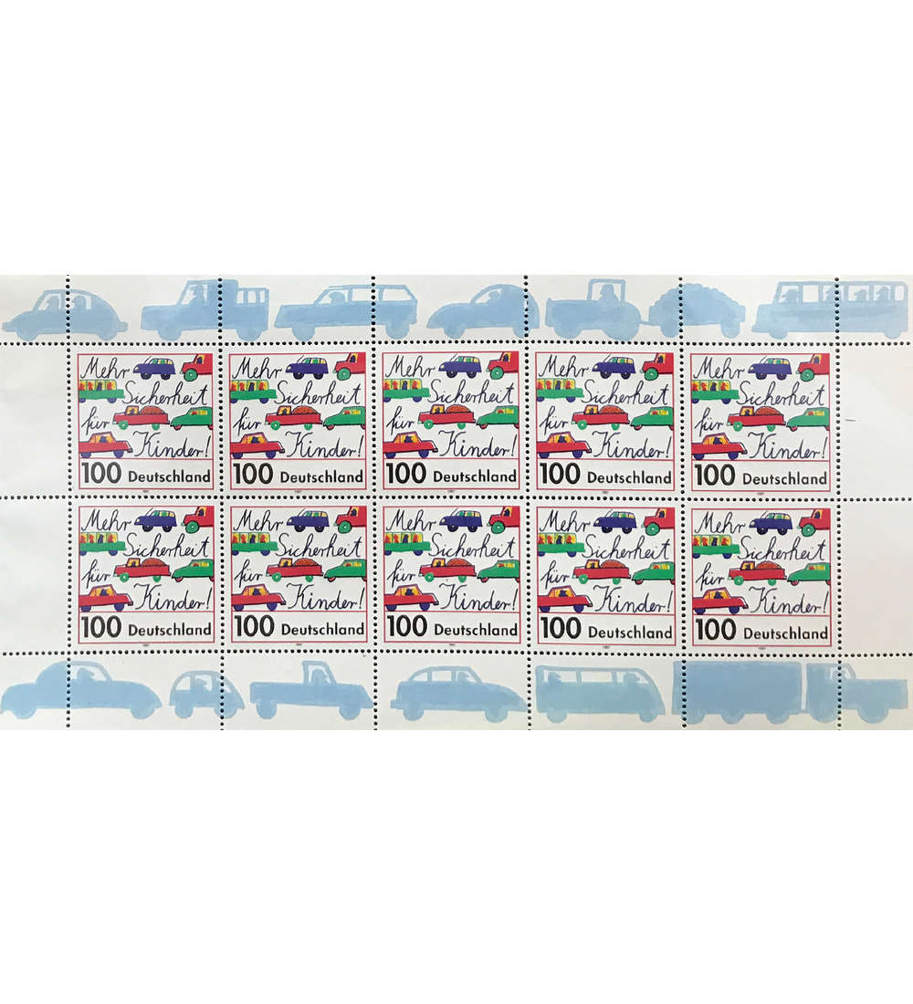 BRD Bund Nr. 1897 postfrisch ** Kleinbogen Stra�enverkehr 1997