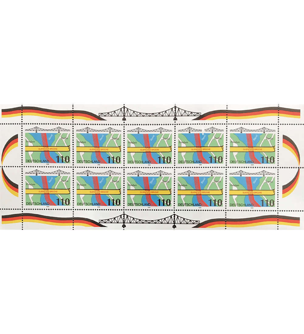BRD Bund Nr. 1967 postfrisch ** Kleinbogen Glienicker Br�cke 1998