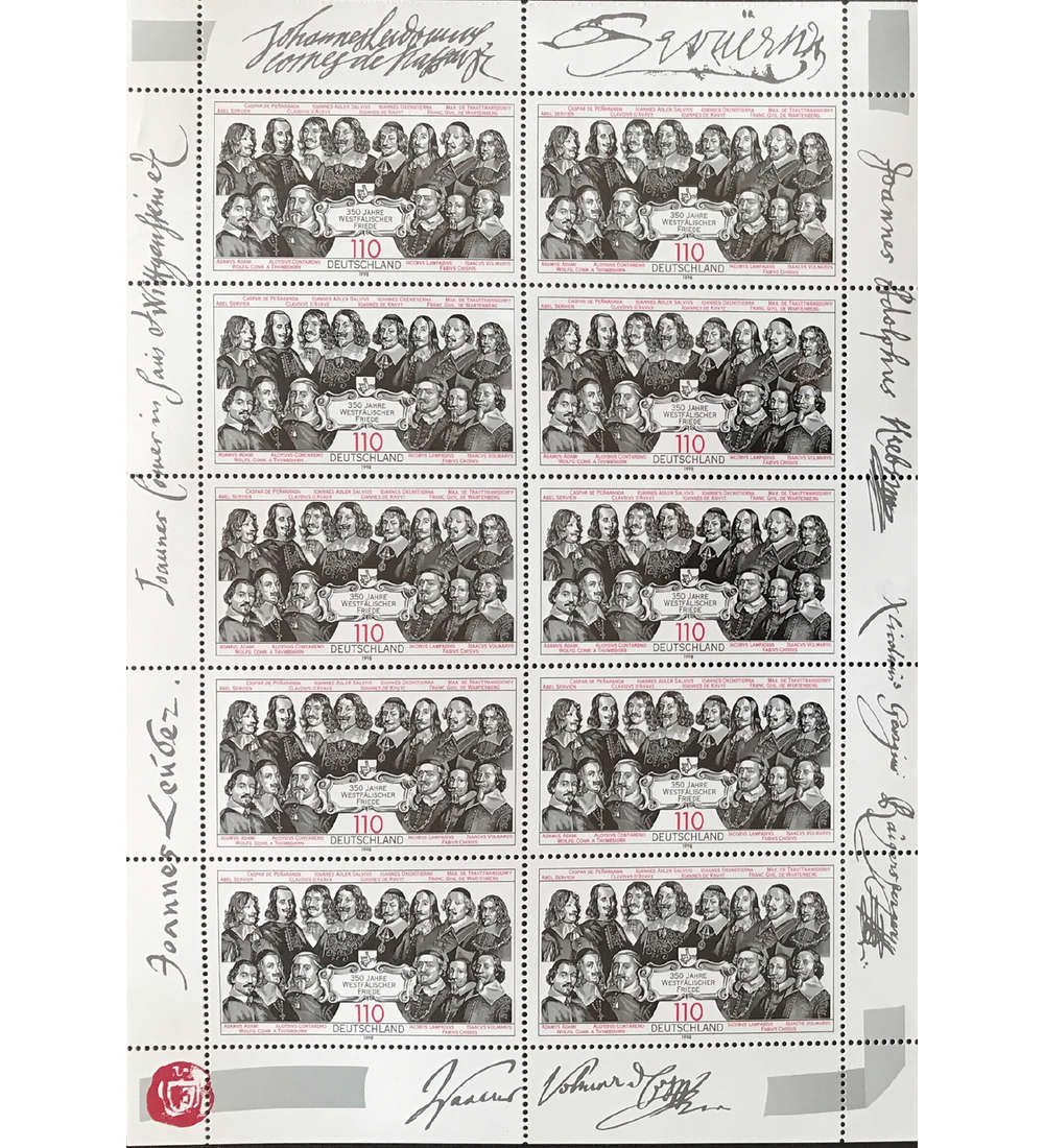 BRD Bund Nr. 1979 postfrisch ** Kleinbogen Westf�lischer Friede 1998