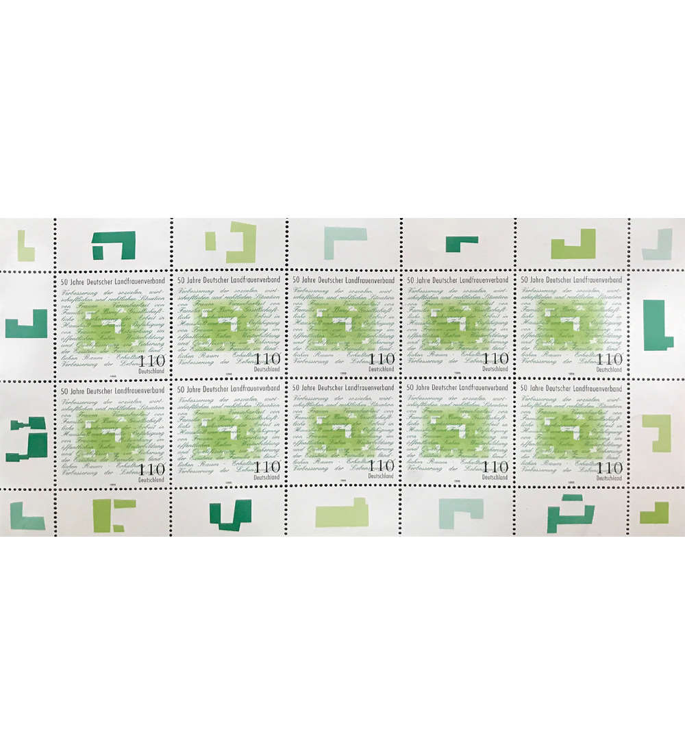 BRD Bund Nr. 1988 postfrisch ** Kleinbogen Deutscher Landfrauenverband 1998