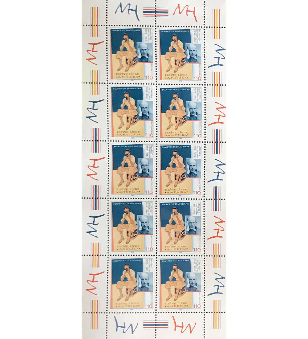 BRD Bund Nr. 2012 postfrisch ** Kleinbogen Manfred Hausmann 1998