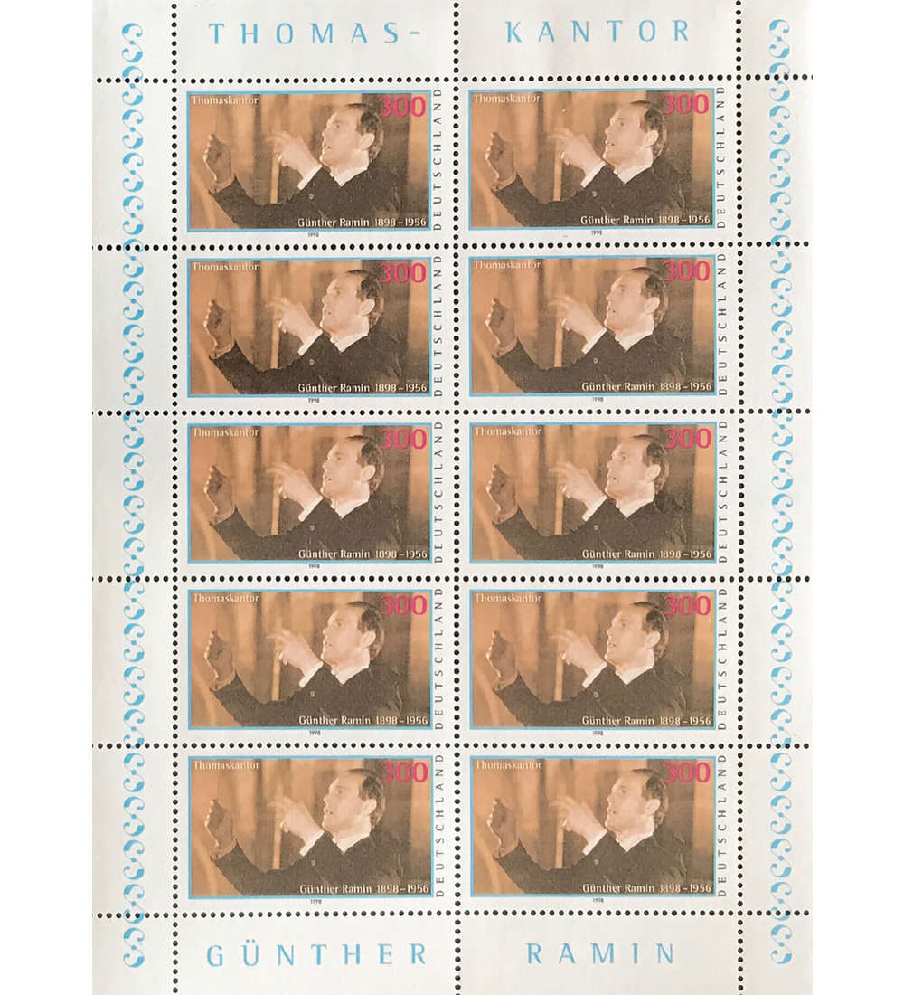 BRD Bund Nr. 2020 postfrisch ** Kleinbogen G�nther Ramin 1998