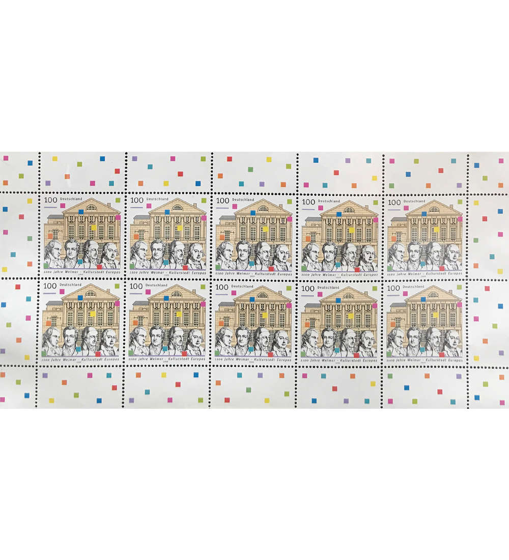 BRD Bund Nr. 2028 postfrisch ** Kleinbogen Weimar 1999