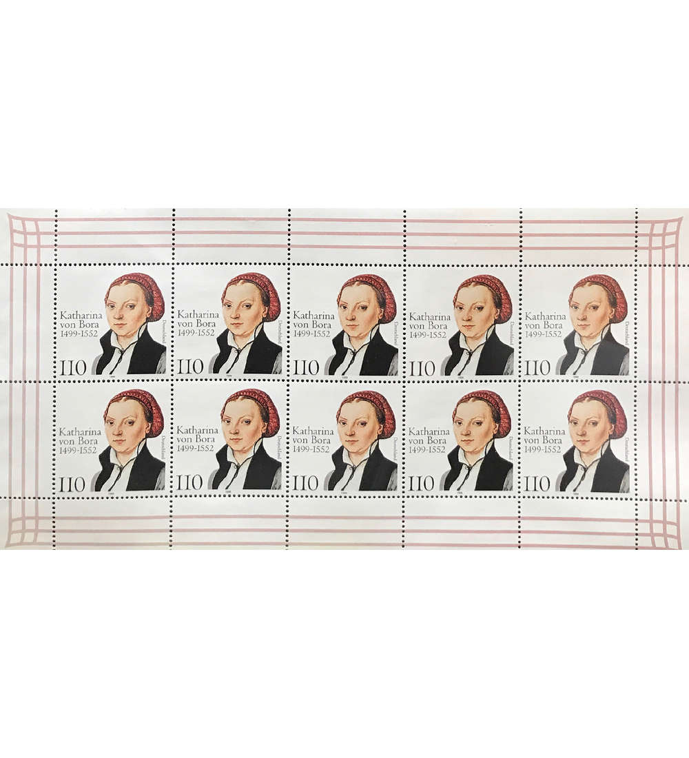 BRD Bund Nr. 2029 postfrisch ** Kleinbogen Katharina von Bora 1999