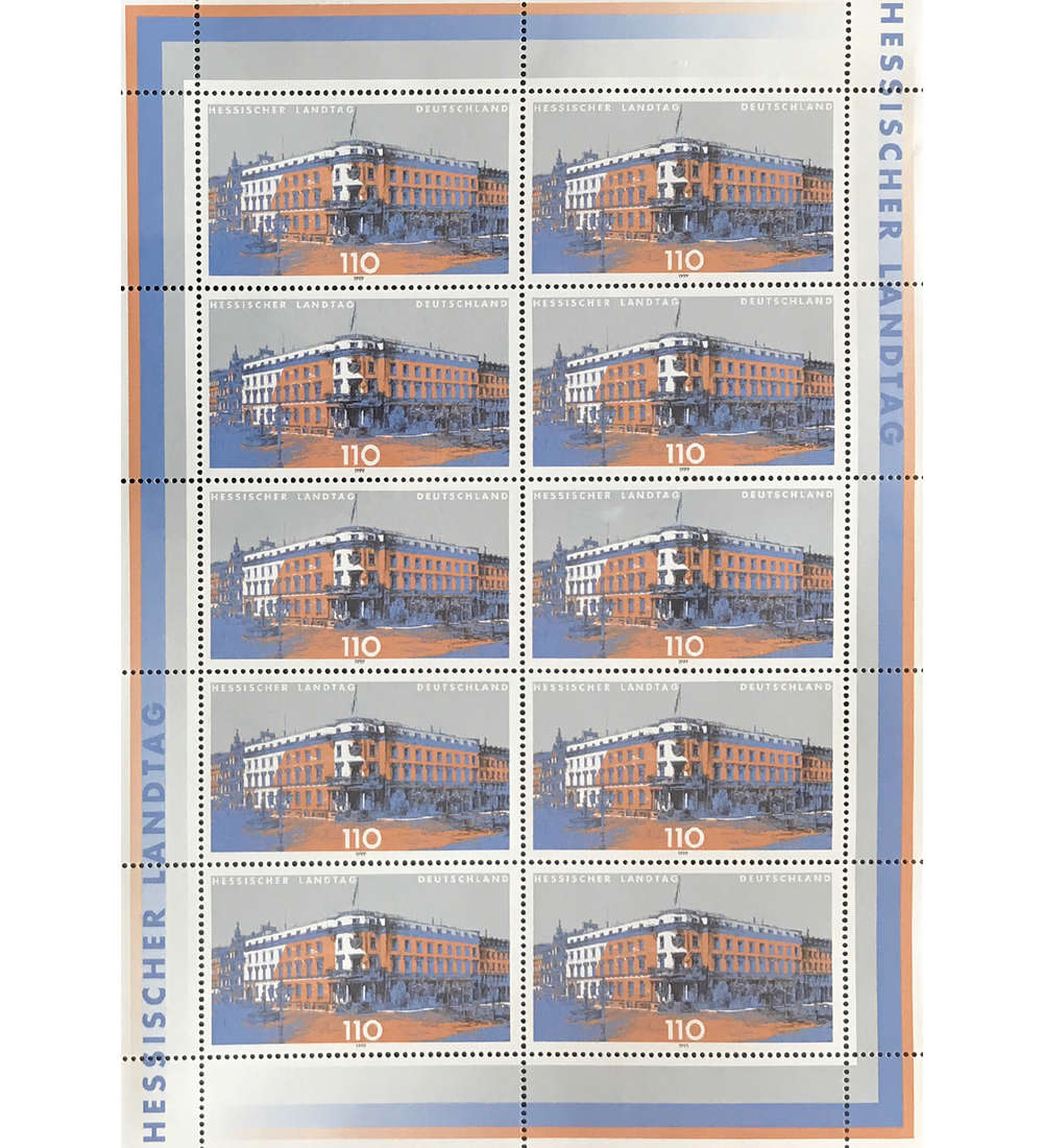 BRD Bund Nr. 2030 postfrisch ** Kleinbogen Landesparlamente II 1999