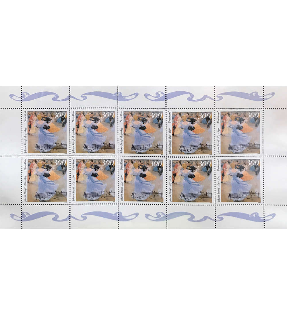 BRD Bund Nr. 2061 postfrisch ** Kleinbogen Johann Staru (Sohn) 1999