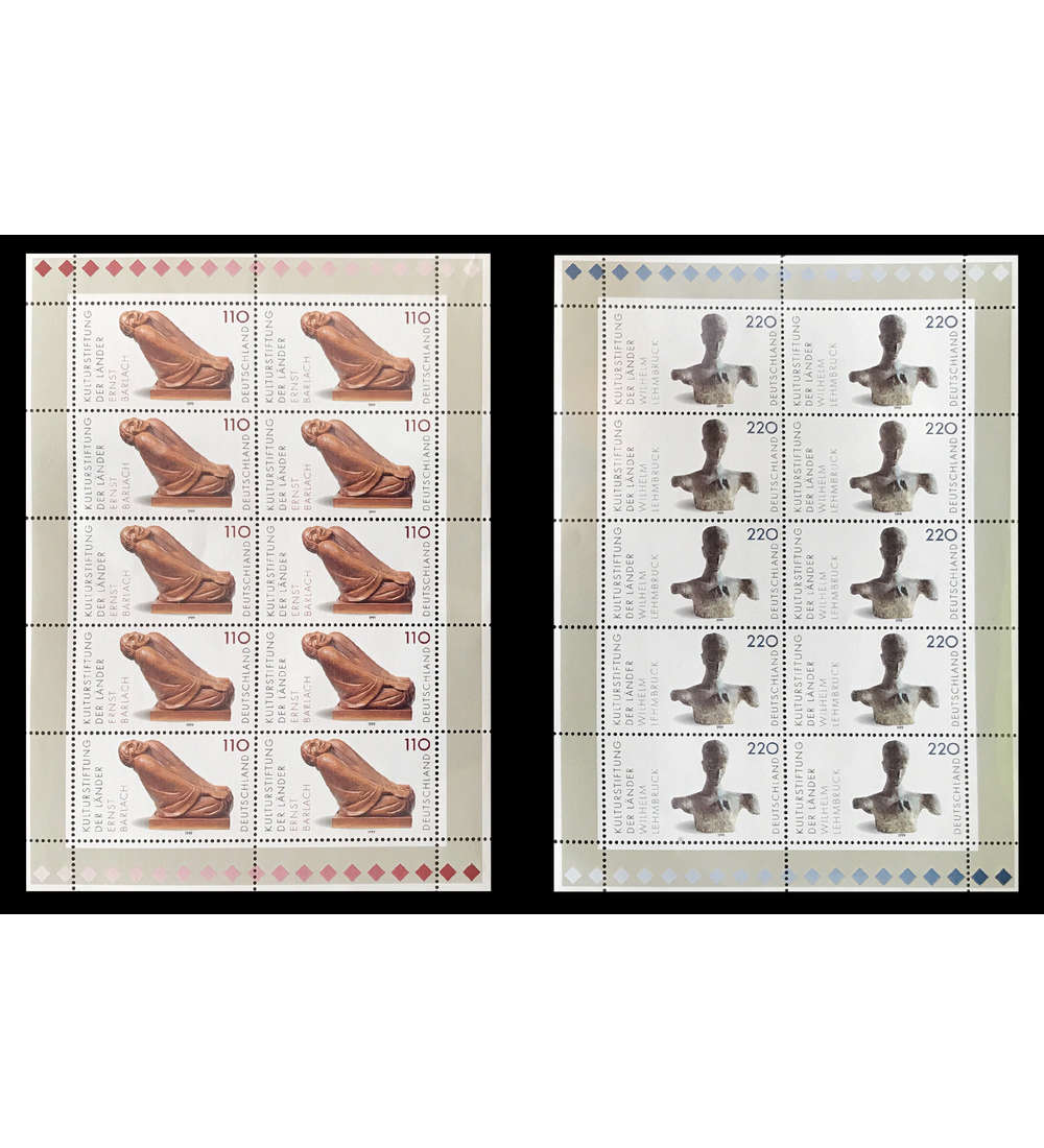 BRD Bund Nr. 2063-2064 postfrisch ** Kleinbogen-Satz Kunstwerke I 1999
