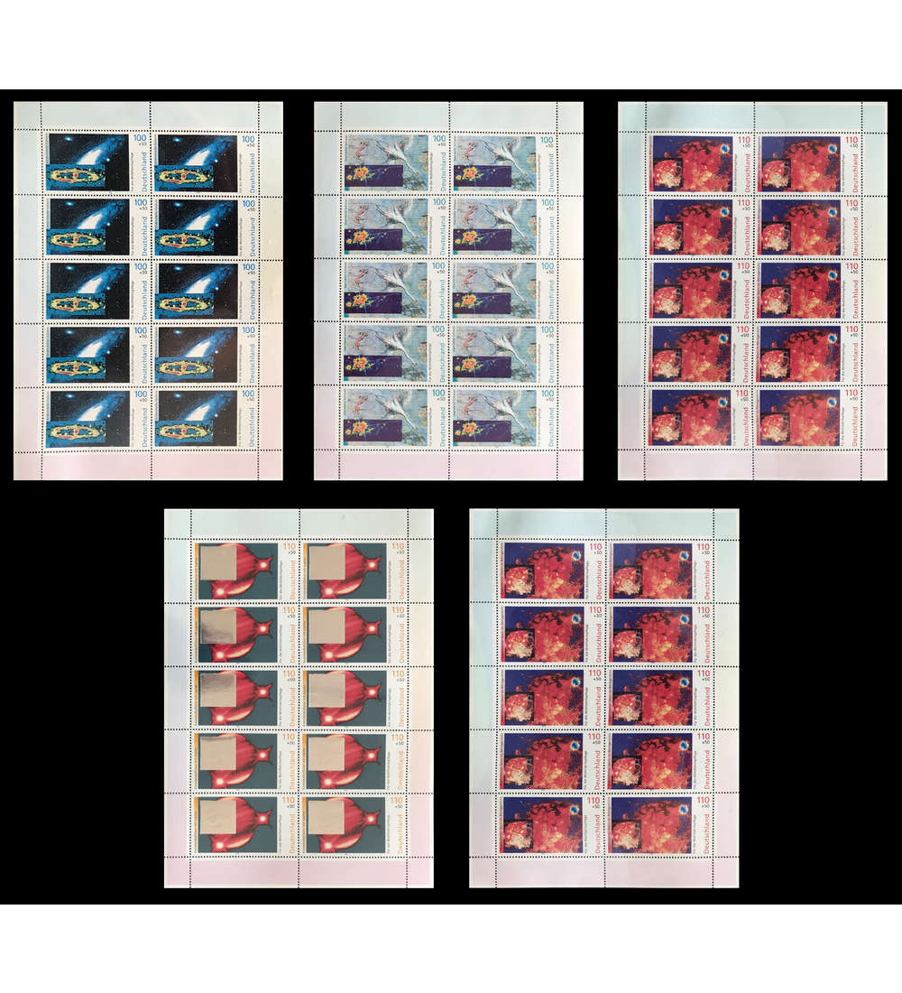 BRD Bund Nr. 2077-2081 postfrisch ** Kleinbogen-Satz Kosmos Wohlfahrt 1999