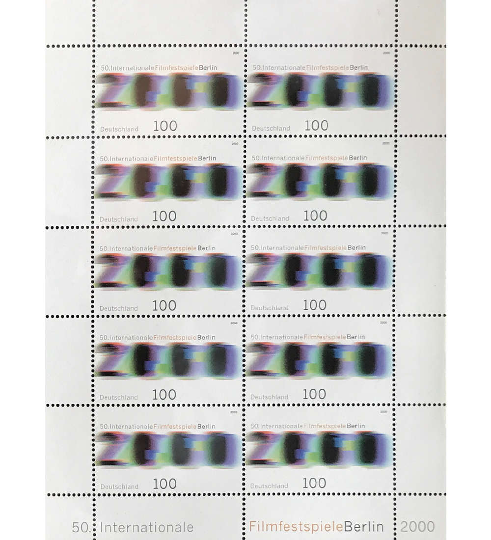 BRD Bund Nr. 2102 postfrisch ** Kleinbogen Filmfestspiele Berlin 2000