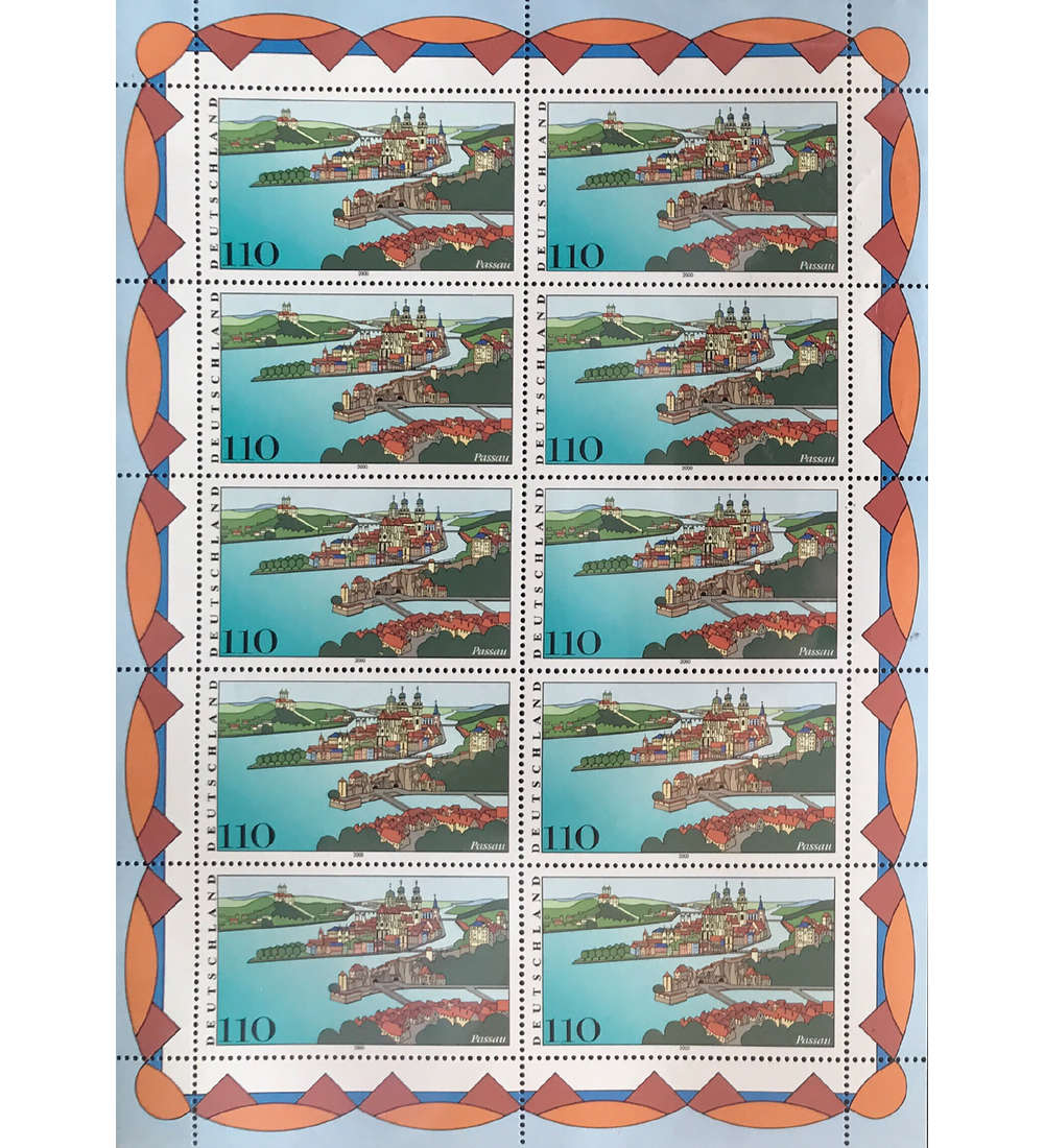 BRD Bund Nr. 2103 postfrisch ** Kleinbogen Bilder aus Deutschland 2000