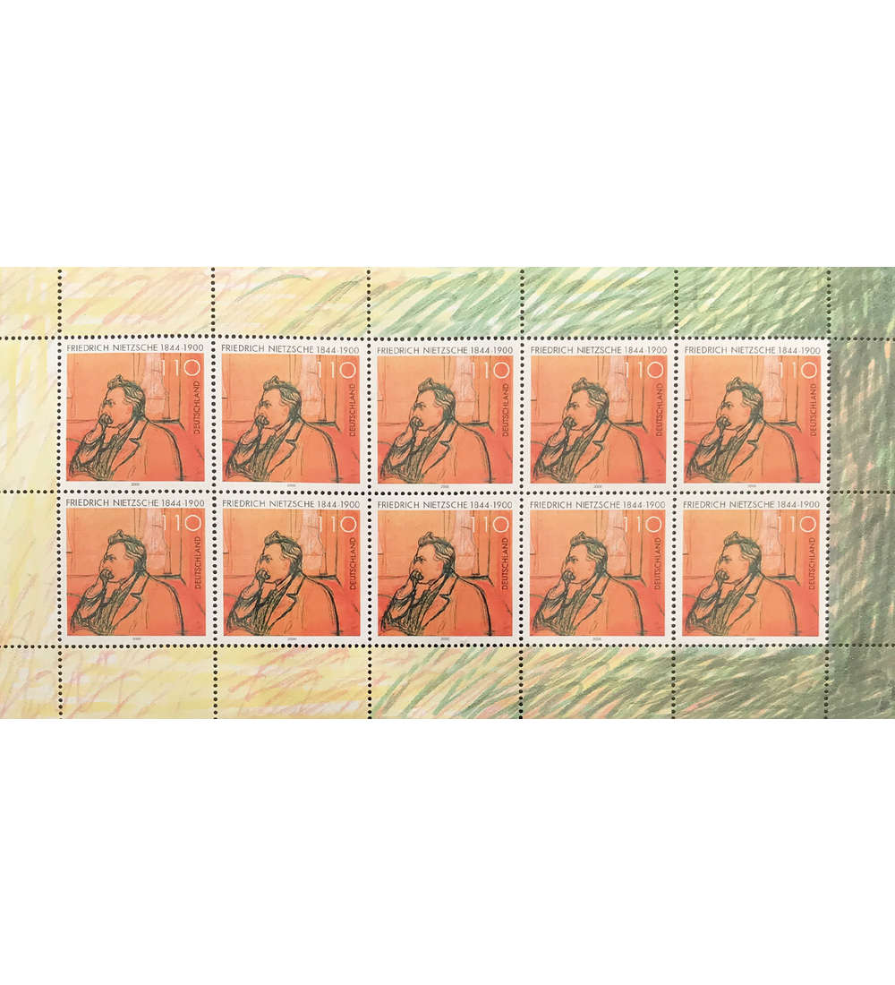 BRD Bund Nr. 2131 postfrisch ** Kleinbogen Friedrich Nitzsche 2000