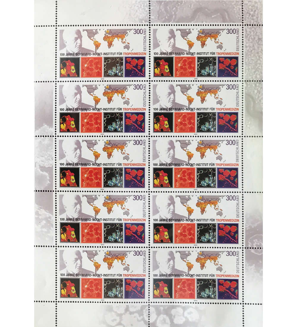 BRD Bund Nr. 2136 postfrisch ** Kleinbogen Tropeninstitut Hamburg 2000