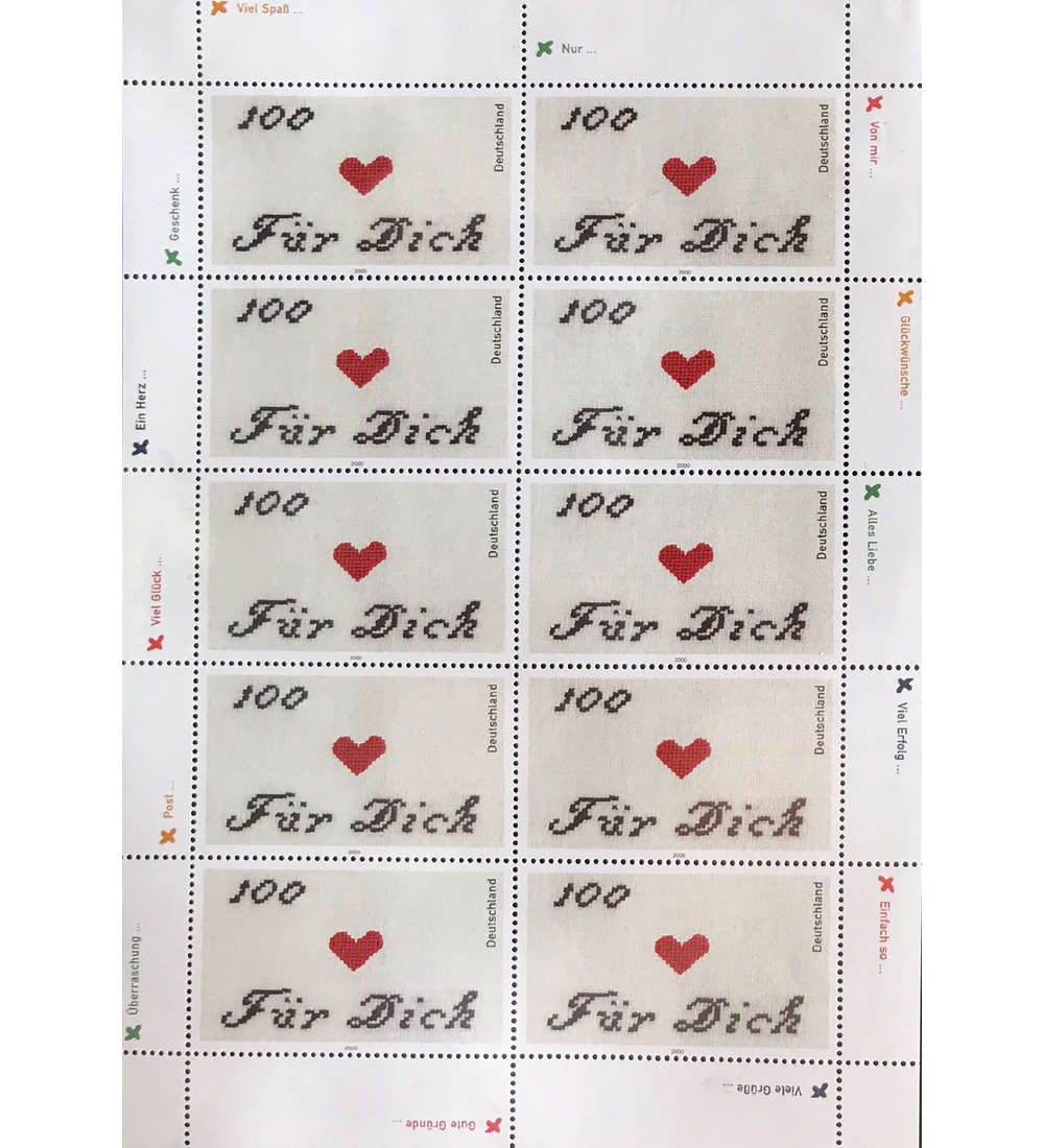 BRD Bund Nr. 2138 postfrisch ** Kleinbogen Gru�marke 2000