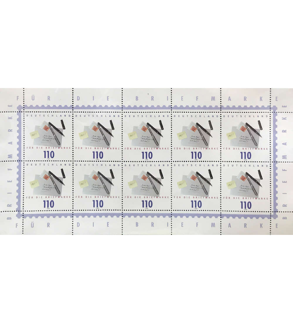 BRD Bund Nr. 2148 postfrisch ** Kleinbogen F�r die Briefmarke 2000