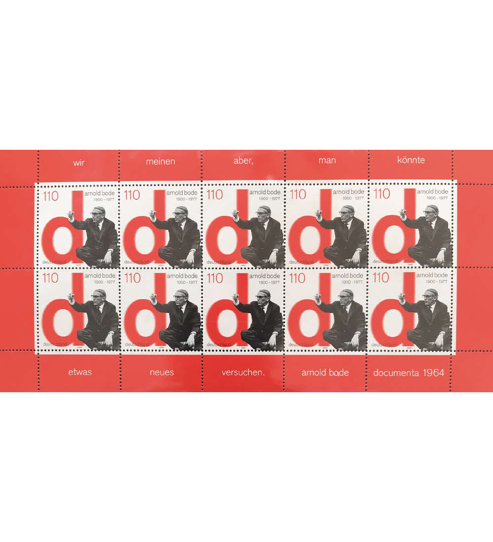 BRD Bund Nr. 2155 postfrisch ** Kleinbogen Arnold Bode 2000