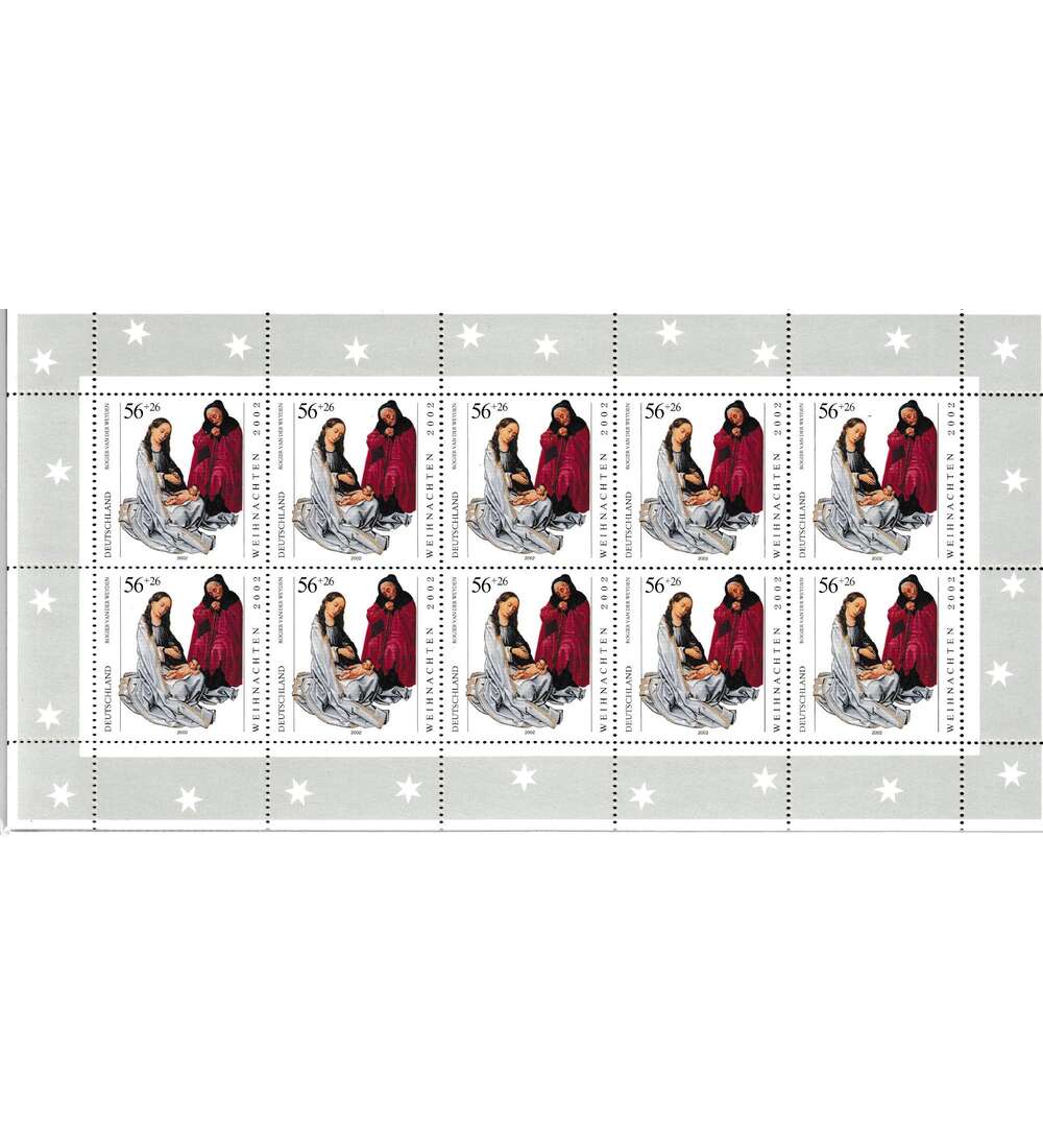 BRD Nr. 2285-2286 postfrisch Kleinbogen Weihnachten 2002