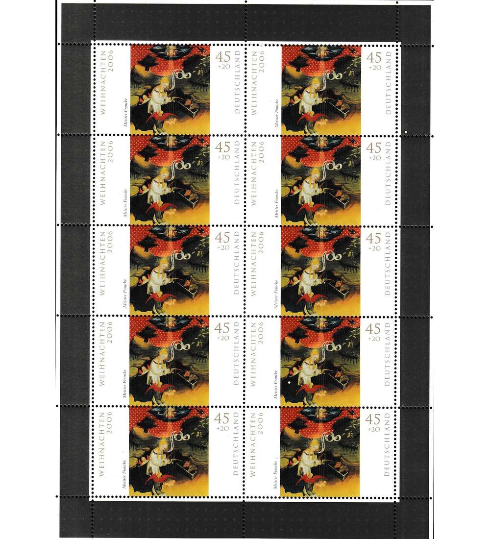 BRD Nr. 2569-2570 postfrisch Kleinbogensatz Weihnachten 2006