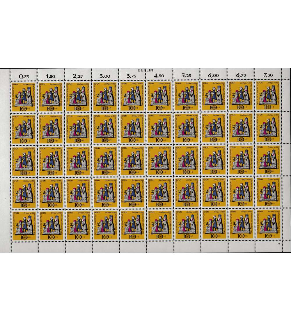 Berlin Nr. 352 postfrisch Bogen Weihnachten 1969