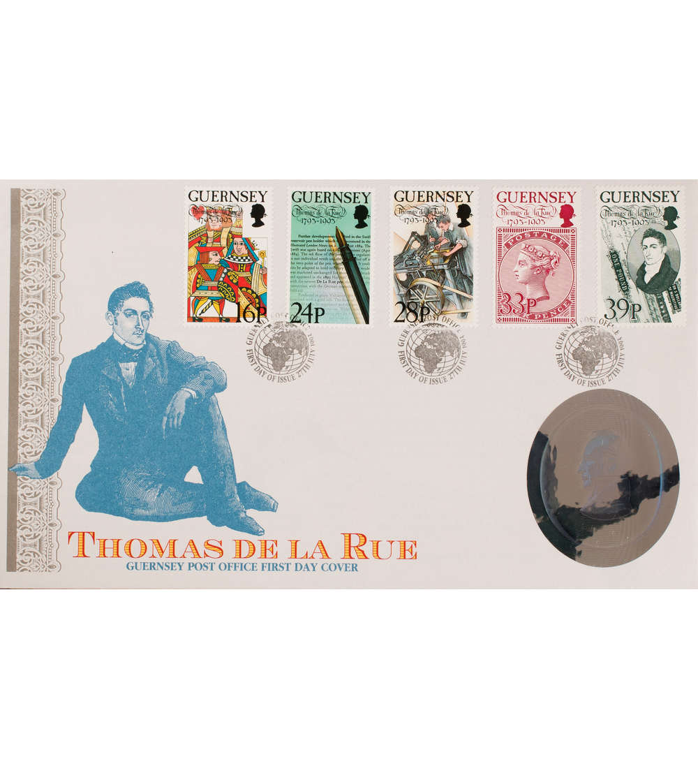Guernsey Nr. 617-621 FDC Ersttagsbrief Thomas De La Rue