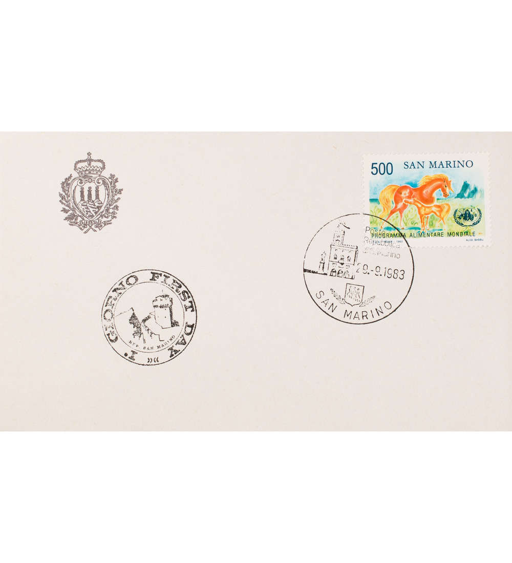 San Marino Nr. 1287 FDC Ersttagsbrief Pferd