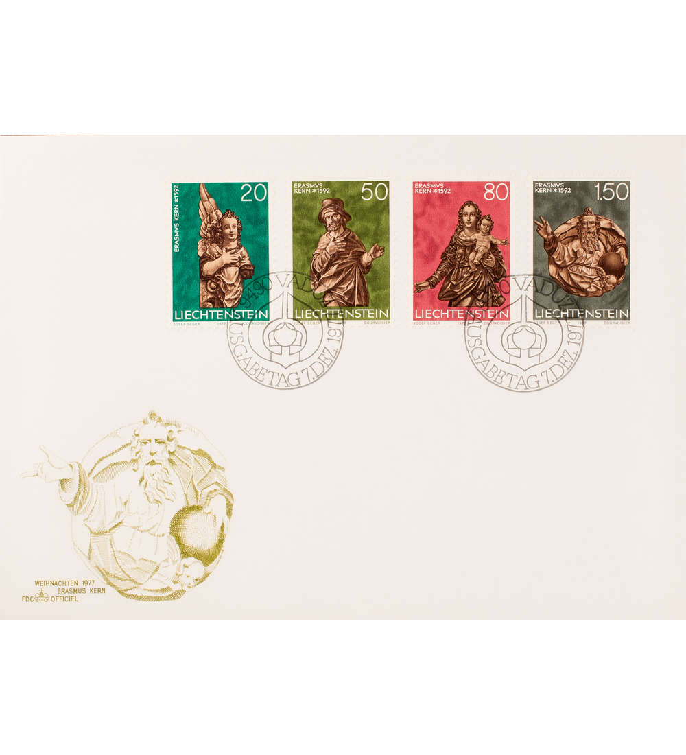Liechtenstein Nr. 688-691 FDC Ersttagsbrief Weihnachten
