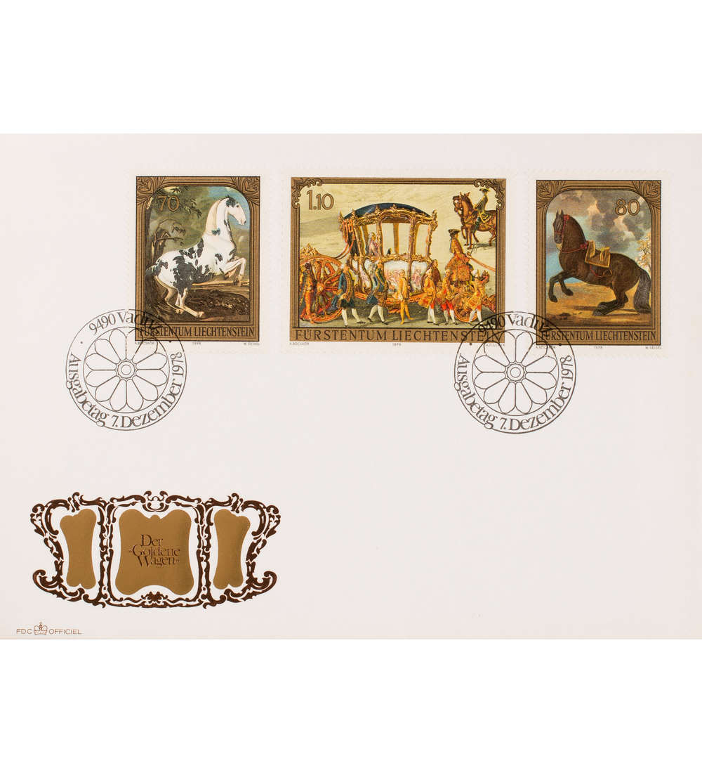 Liechtenstein Nr. 717-719 FDC Ersttagsbrief Gemlde