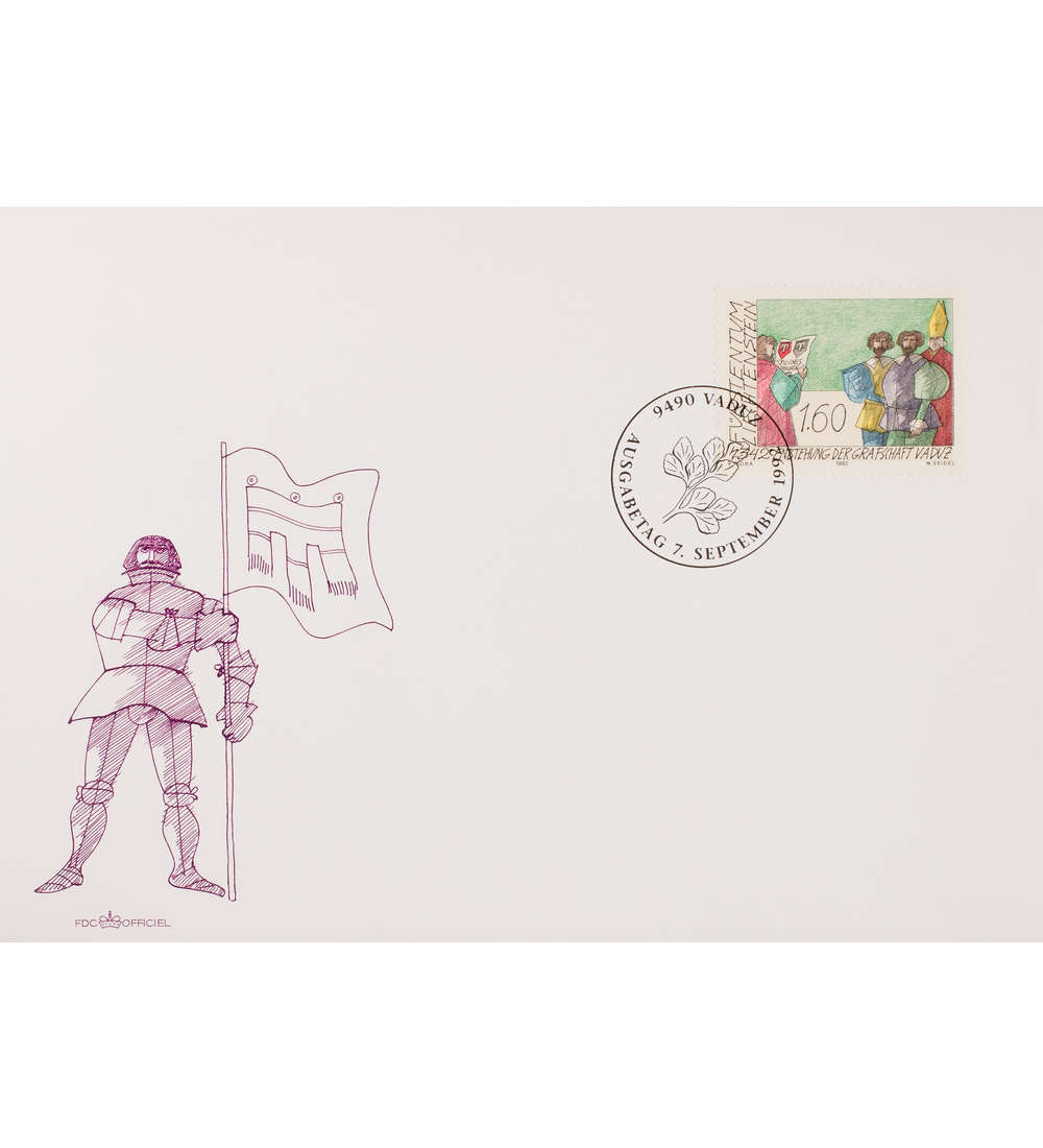 Liechtenstein Nr. 1049 FDC Ersttagsbrief Grafschaft Vaduz