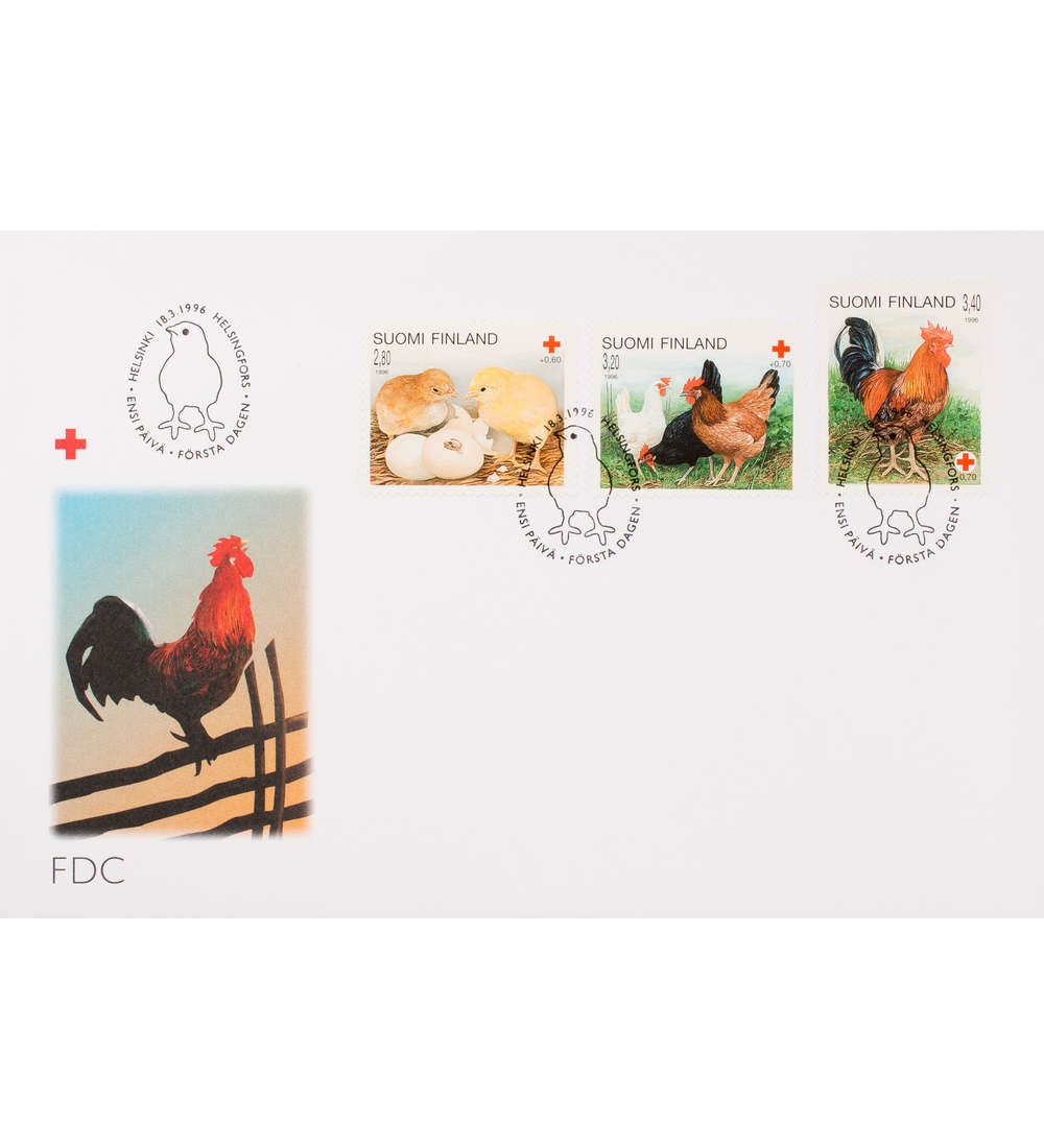 Finnland Nr. 1334-1336 FDC Ersttagsbrief Hausteire