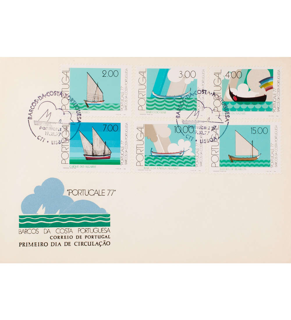 Portugal Nr. 1378-1383 FDC Ersttagsbrief Briefmarkenausstellung Schiffe